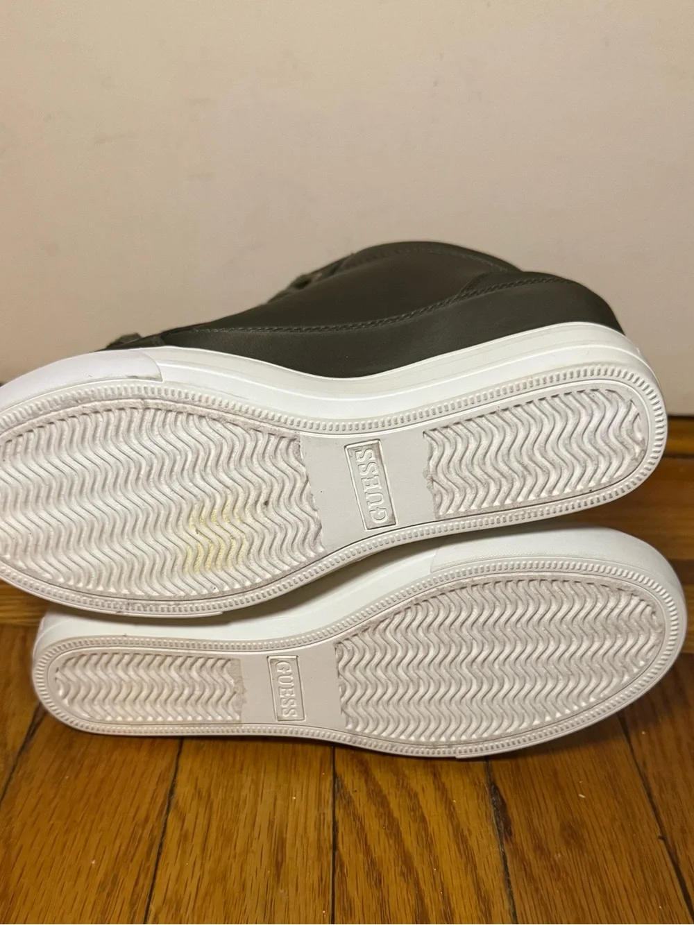 GUESS Olive Green Wedge Sneaker size 6 NEW